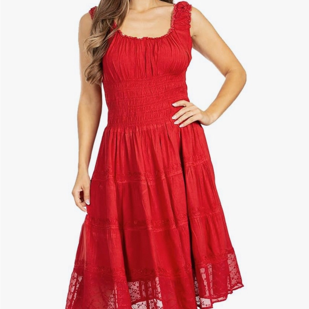 Sakkas Womens Peasant Dress